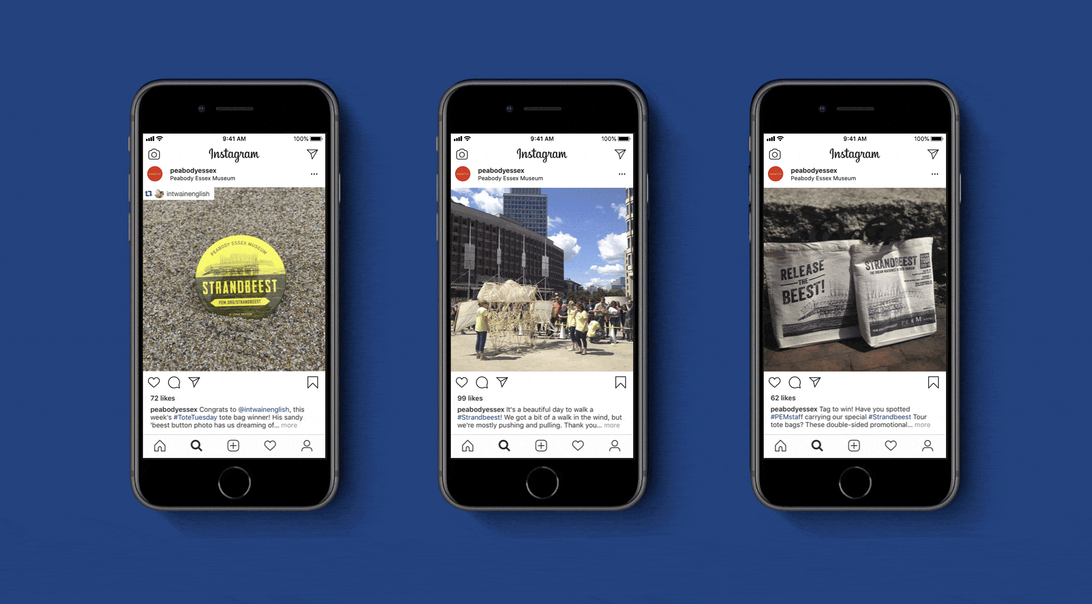 Strandbeest designs on social media