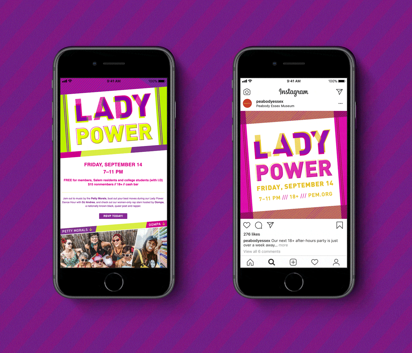 Lady Power digital promotion