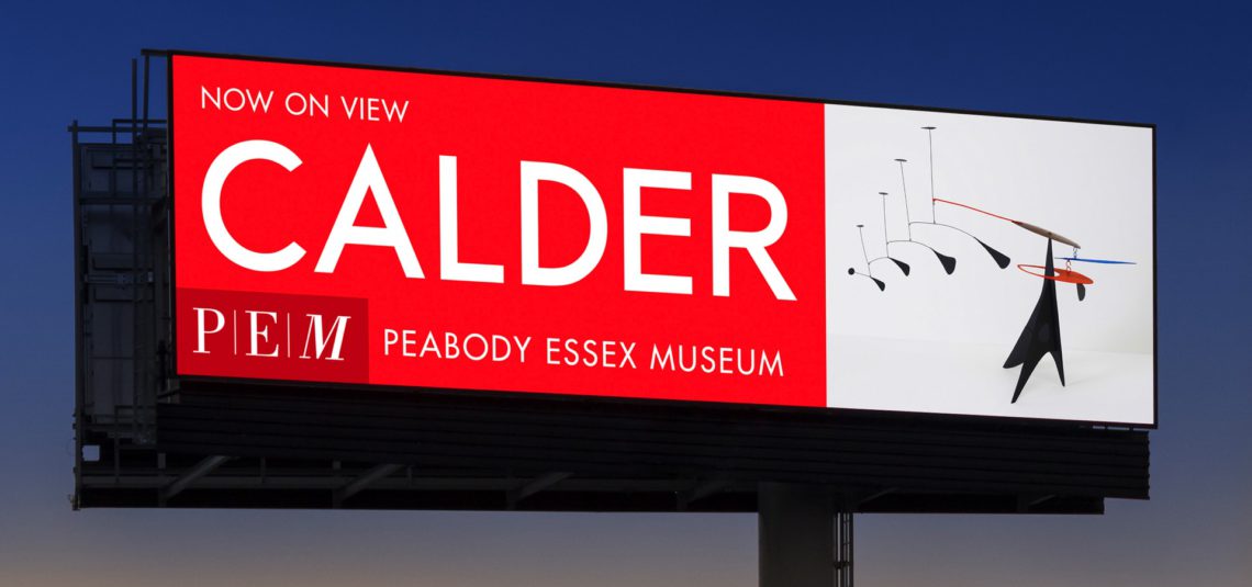Calder digital billboard
