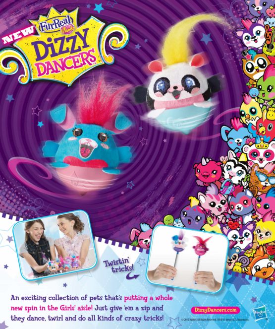 Dizzy Dancer toybook inside spread