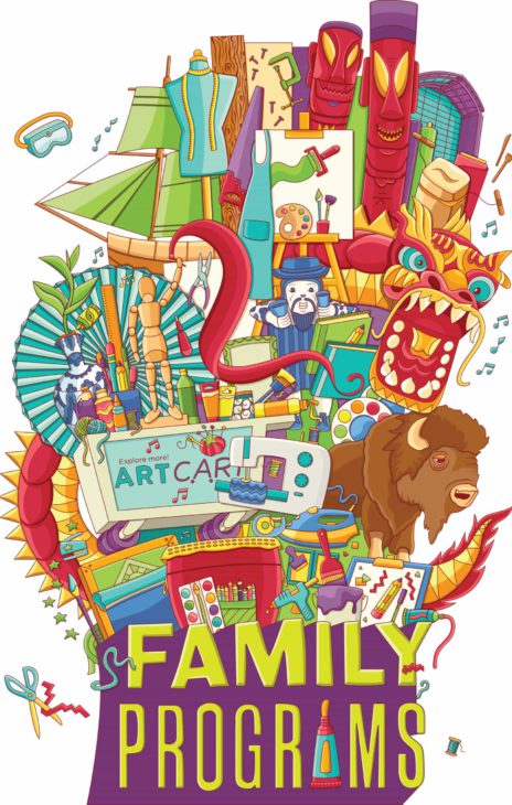 Family programs poster branding
