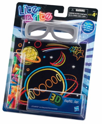 LiteBrite 3D refill packaging