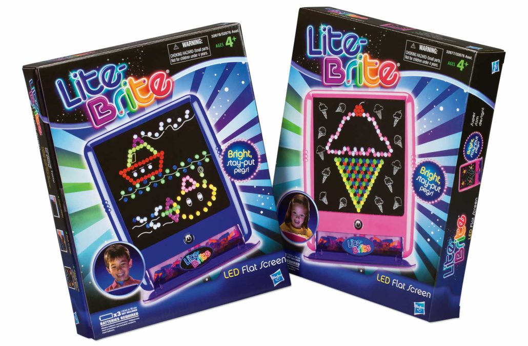 LiteBrite flatscreen packaging