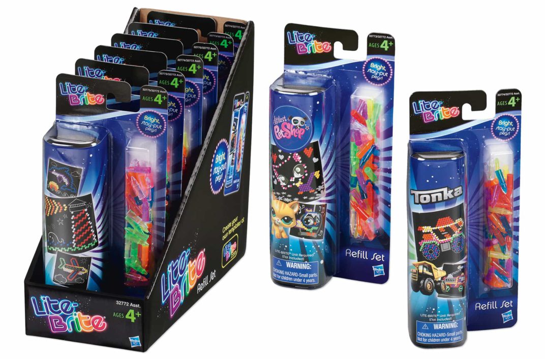 LiteBrite refill packaging