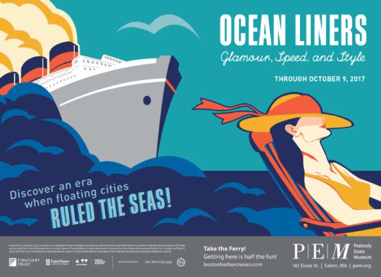 Ocean Liner Half Size Ad