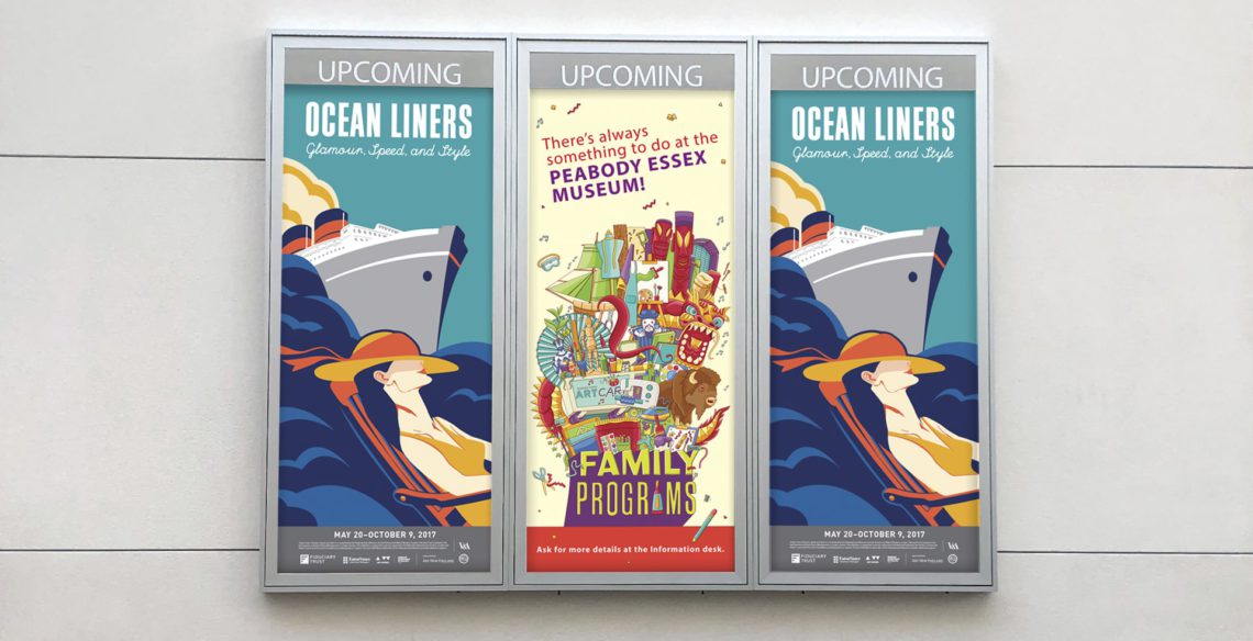 Ocean Liners Cabinet Poster