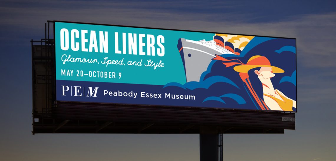 Ocean Liners Digital Billboard