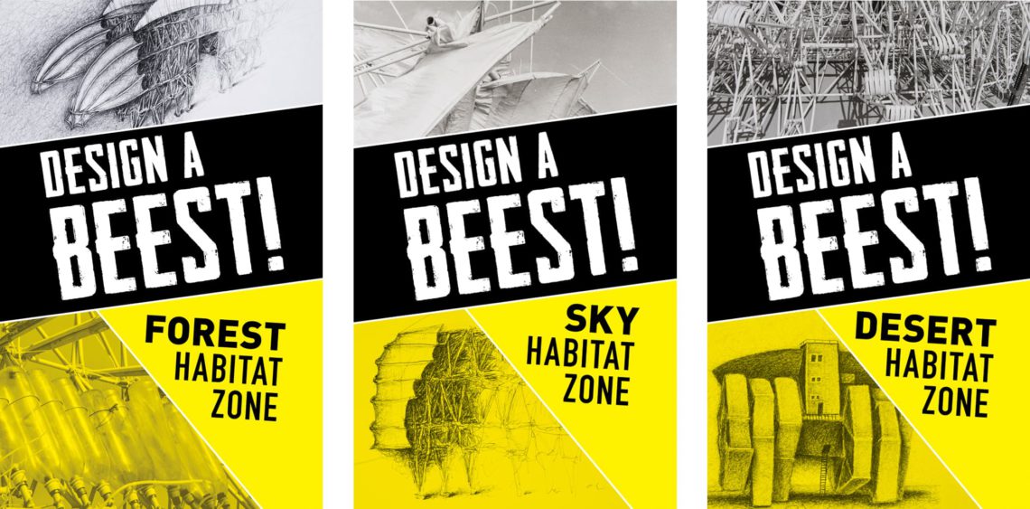 Strandbeest activity signage