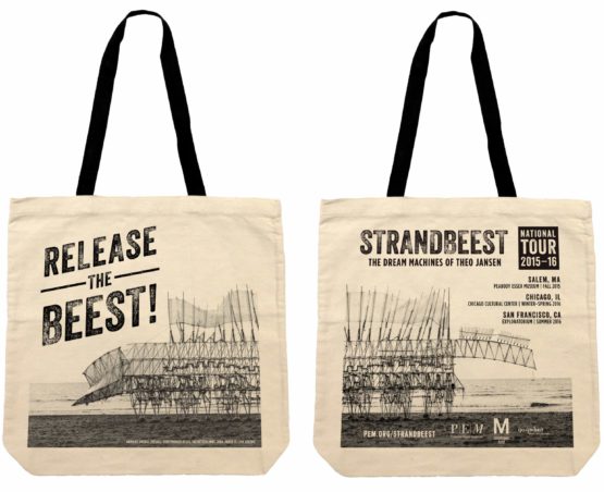 Strandbeest tote bag