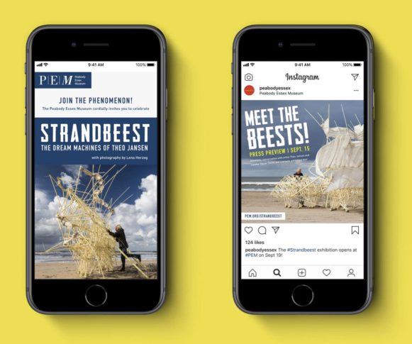 Strandbeest digital invitations