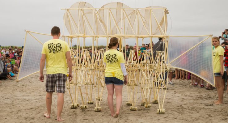 Strandbeest pop-up t-shirts