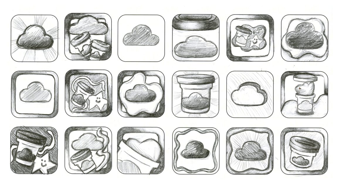 Playdoh app sketches